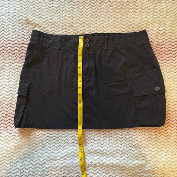 NOBO Black Denim Mini Skirt - Size 14 / Large - Picture 5 of 9